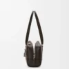 Bolso corto Panta Amazona 31 en piel de becerro brillante Vintage Brown