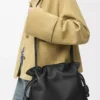 Bolso de mano Flamenco mediano en piel de becerro napa Black