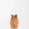 Bolso de mano Flamenco mediano en piel de becerro napa Warm Desert Bolso de mano Flamenco mediano en piel de becerro napa Warm Desert