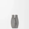 Bolso de mano Flamenco mediano Landscape en piel de becerro napa Sparkling Grey/Butter