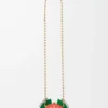 Bolso de mano Knight Cat en metal y piel de cordero napa Sunrise Orange Bolso de mano Knight Cat en metal y piel de cordero napa Sunrise Orange