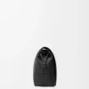 Bolso Flamenco en piel de becerro flexible y brillante Negro