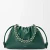 Bolso Flamenco grande en piel de ciervo Evergreen Bolso Flamenco grande en piel de ciervo Evergreen