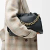 Bolso Flamenco grande en suave piel de cordero napa Negro Bolso Flamenco grande en suave piel de cordero napa Negro