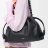 Bolso Flamenco grande en suave piel de cordero napa Negro Bolso Flamenco grande en suave piel de cordero napa Negro