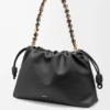 Bolso Flamenco grande en suave piel de cordero napa Negro Bolso Flamenco grande en suave piel de cordero napa Negro