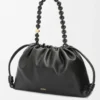 Bolso Flamenco grande en suave piel de cordero napa Negro Bolso Flamenco grande en suave piel de cordero napa Negro