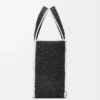 Bolso grande LOEWE Font Tote en rafia negra Bolso grande LOEWE Font Tote en rafia negra