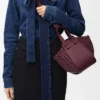 Bolso Hammock compacto en piel de becerro burdeos oscuro Bolso Hammock compacto en piel de becerro burdeos oscuro