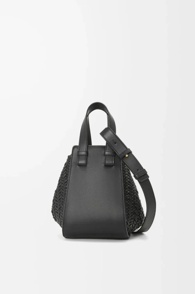 Bolso Hammock compacto en piel de becerro Negro Bolso Hammock compacto en piel de becerro Negro