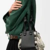 Bolso Hammock compacto en tejido textil Negro/Blanco Bolso Hammock compacto en tejido textil Negro/Blanco