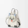 Bolso Hammock compacto Futurist Cat en piel de becerro clásica Soft White Bolso Hammock compacto Futurist Cat en piel de becerro clásica Soft White
