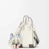 Bolso Hammock compacto Futurist Cat en piel de becerro clásica Soft White Bolso Hammock compacto Futurist Cat en piel de becerro clásica Soft White