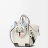 Bolso Hammock compacto Futurist Cat en piel de becerro clásica Soft White Bolso Hammock compacto Futurist Cat en piel de becerro clásica Soft White