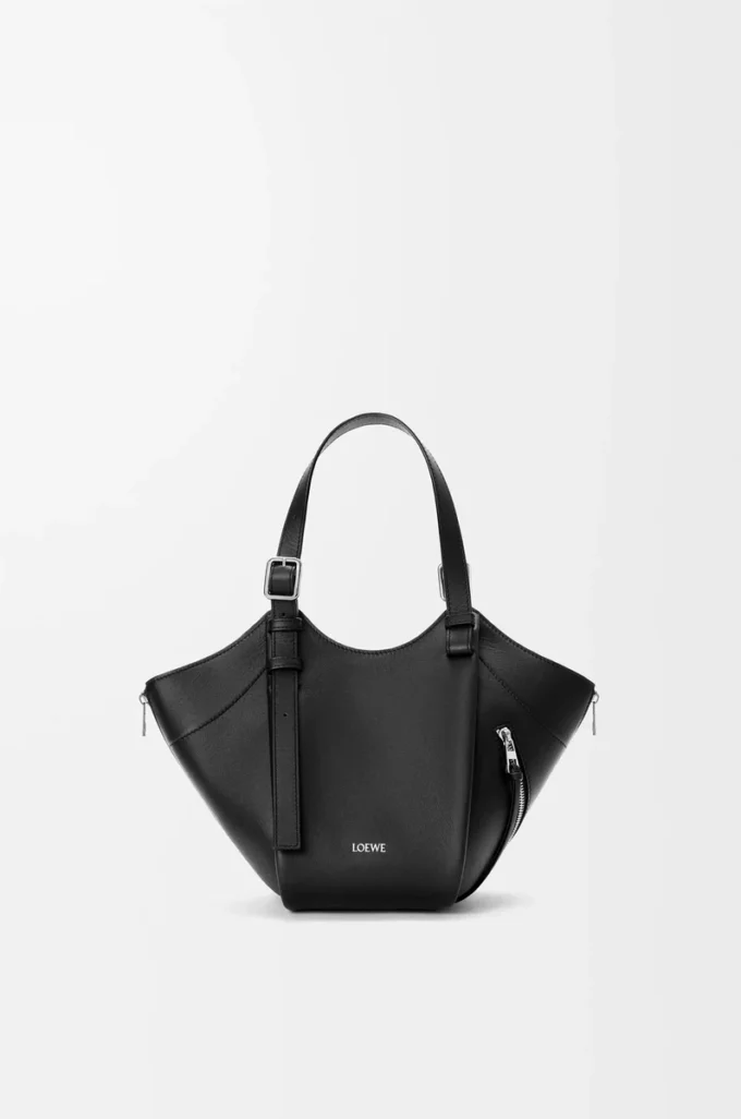 Bolso Hammock Flip en piel de becerro clásica Black Bolso Hammock Flip en piel de becerro clásica Black