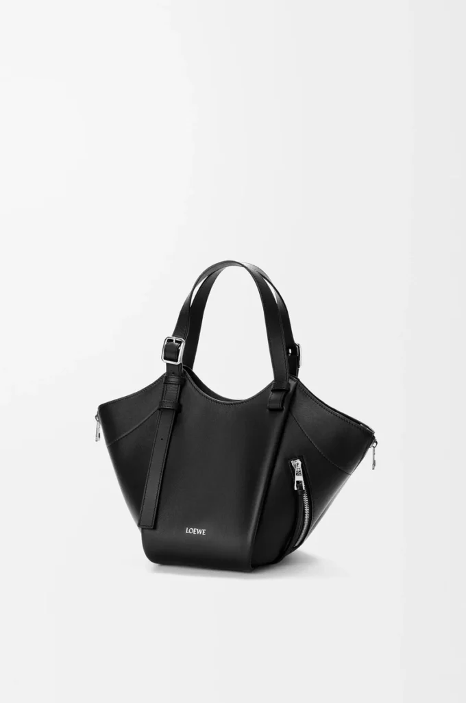 Bolso Hammock Flip en piel de becerro clásica Black Bolso Hammock Flip en piel de becerro clásica Black