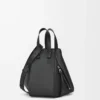 Bolso Hammock pequeño en piel de becerro clásica Negro