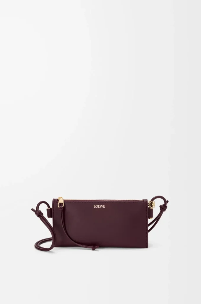 Bolso Joya de piel de becerro napa Burdeos oscuro Bolso Joya de piel de becerro napa Burdeos oscuro