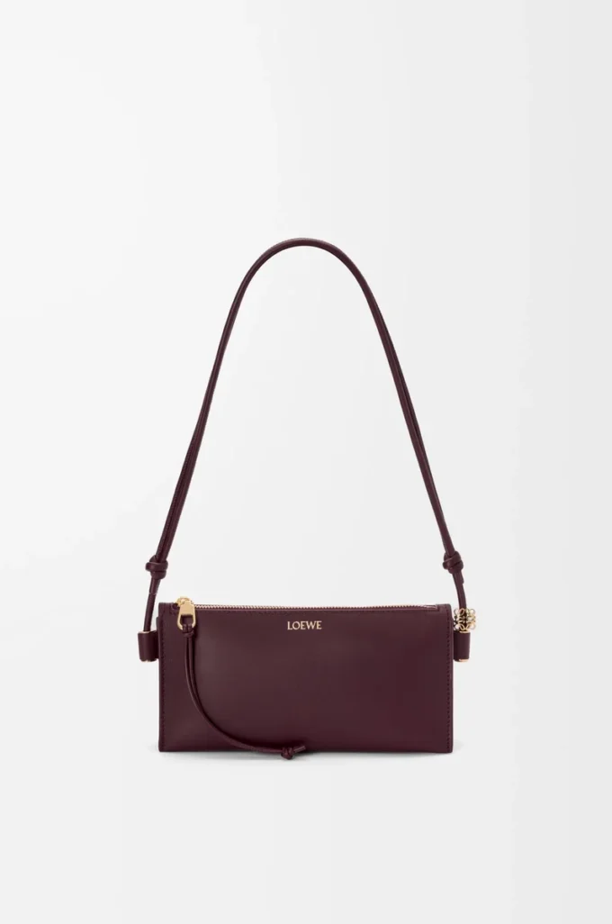 Bolso Joya de piel de becerro napa Burdeos oscuro Bolso Joya de piel de becerro napa Burdeos oscuro