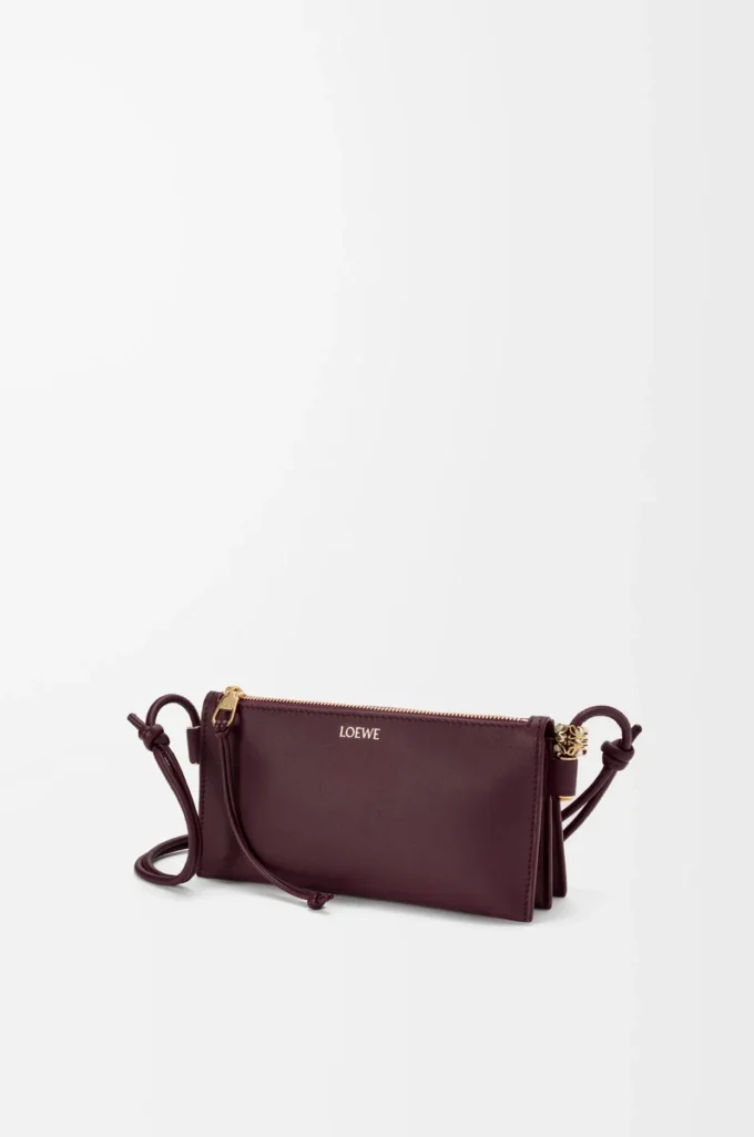 Bolso Joya de piel de becerro napa Burdeos oscuro Bolso Joya de piel de becerro napa Burdeos oscuro