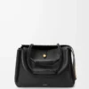 Bolso Madrid grande en piel de becerro flexible, color negro Bolso Madrid grande en piel de becerro flexible, color negro