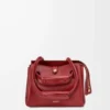 Bolso Madrid pequeño en piel de becerro flexible Burnt Red Bolso Madrid pequeño en piel de becerro flexible Burnt Red