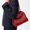 Bolso Madrid pequeño en piel de becerro flexible Burnt Red Bolso Madrid pequeño en piel de becerro flexible Burnt Red