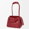 Bolso Madrid pequeño en piel de becerro flexible Burnt Red Bolso Madrid pequeño en piel de becerro flexible Burnt Red