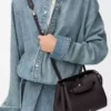 Bolso Madrid pequeño en piel de becerro granulada flexible Dark Ebony Bolso Madrid pequeño en piel de becerro granulada flexible Dark Ebony
