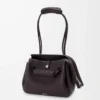 Bolso Madrid pequeño en piel de becerro granulada flexible Dark Ebony Bolso Madrid pequeño en piel de becerro granulada flexible Dark Ebony