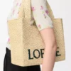 Bolso mediano LOEWE Font en rafia natural Bolso mediano LOEWE Font en rafia natural
