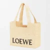 Bolso mediano LOEWE Font en rafia natural Bolso mediano LOEWE Font en rafia natural