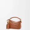 Bolso Mini Featherlight Puzzle en piel de cordero napa color pecan Bolso Mini Featherlight Puzzle en piel de cordero napa color pecan