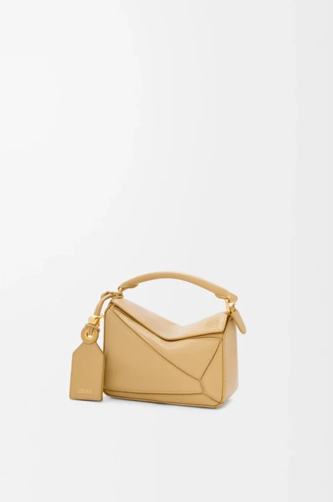 Bolso Mini Featherlight Puzzle en piel de cordero napa Dark Butter Bolso Mini Featherlight Puzzle en piel de cordero napa Dark Butter