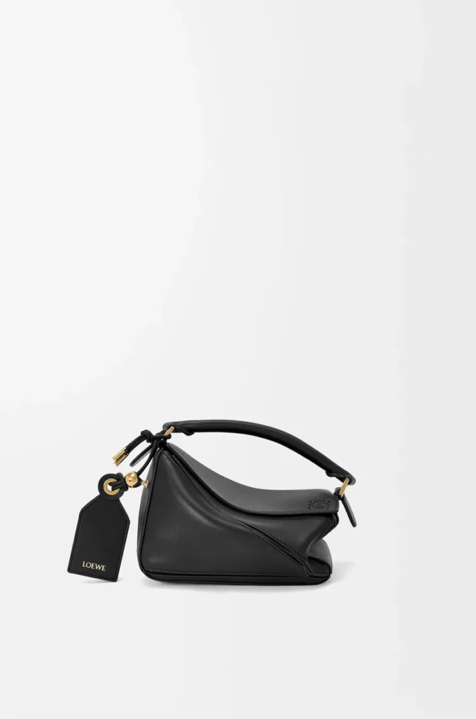 Bolso Mini Featherlight Puzzle en piel de cordero napa negro Bolso Mini Featherlight Puzzle en piel de cordero napa negro