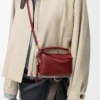 Bolso Mini Featherlight Puzzle en piel de cordero napa rojo quemado Bolso Mini Featherlight Puzzle en piel de cordero napa rojo quemado