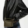 Bolso Mini Puzzle Edge en piel de becerro clásica Dark Khaki Bolso Mini Puzzle Edge en piel de becerro clásica Dark Khaki