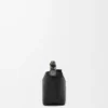 Bolso Mini Puzzle Edge en piel de becerro granulada suave, color negro
