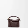 Bolso Mini Puzzle Edge en piel de becerro granulada suave Dark Chestnut Bolso Mini Puzzle Edge en piel de becerro granulada suave Dark Chestnut