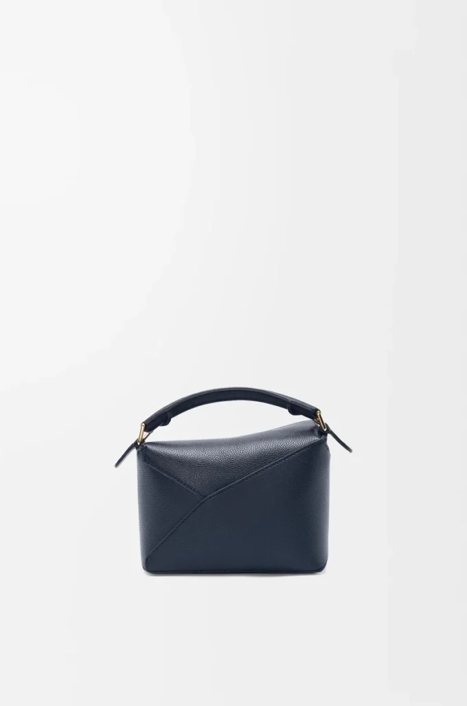 Bolso Mini Puzzle Edge en piel de becerro granulada suave Deep Navy Bolso Mini Puzzle Edge en piel de becerro granulada suave Deep Navy