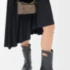 Bolso Mini Puzzle Edge en piel de becerro granulada suave Taupe Bolso Mini Puzzle Edge en piel de becerro granulada suave Taupe