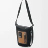 Bolso pequeño Flex Loop en lona y ante Negro/Oro oscuro Bolso pequeño Flex Loop en lona y ante Negro/Oro oscuro