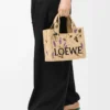 Bolso pequeño LOEWE Font en rafia Natural Bolso pequeño LOEWE Font en rafia Natural