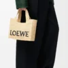 Bolso pequeño LOEWE Font en rafia Natural Bolso pequeño LOEWE Font en rafia Natural