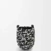 Bolso pequeño Nest Basket en piel de becerro Negro/Blanco Bolso pequeño Nest Basket en piel de becerro Negro/Blanco