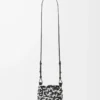 Bolso pequeño Nest Basket en piel de becerro Negro/Blanco Bolso pequeño Nest Basket en piel de becerro Negro/Blanco