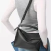 Bolso pequeño Puzzle Edge en piel de becerro clásica negro