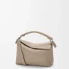 Bolso pequeño Puzzle Edge en piel de becerro granulada suave arcilla Bolso pequeño Puzzle Edge en piel de becerro granulada suave arcilla
