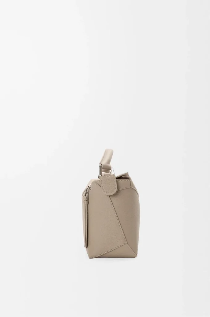 Bolso pequeño Puzzle Edge en piel de becerro granulada suave arcilla Bolso pequeño Puzzle Edge en piel de becerro granulada suave arcilla