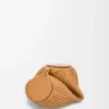 Bolso pulsera en piel de cordero napa plisada Warm Desert Bolso pulsera en piel de cordero napa plisada Warm Desert